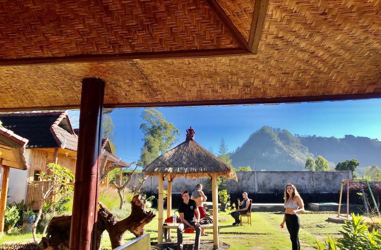 Hotel D'Yoga Bamboo House Kintamani Exterior foto