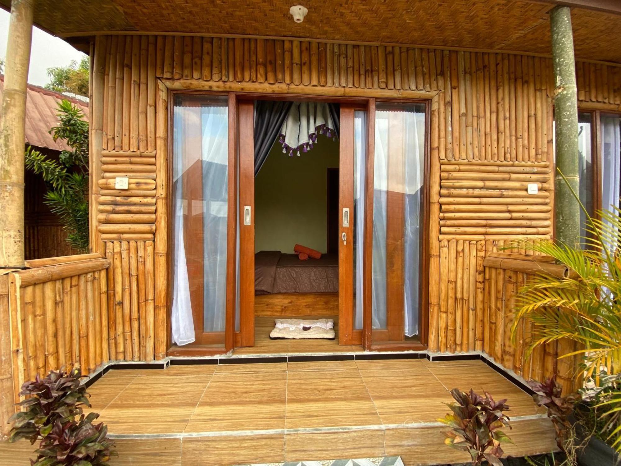 Hotel D'Yoga Bamboo House Kintamani Exterior foto